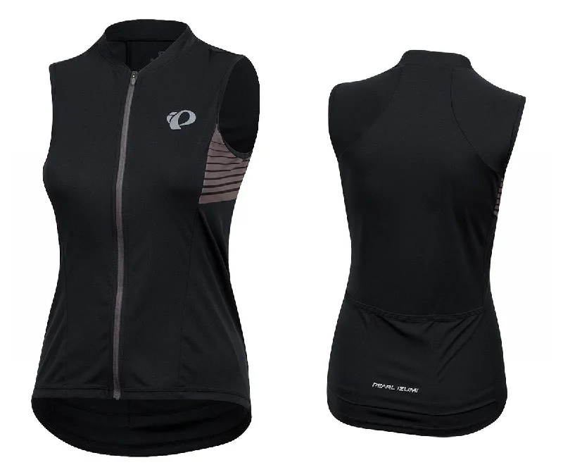Women's jersey for post - workout relaxationPearl Izumi Select Pursuit Sleeveless Jersey - Womens - Black Diffuse - 2019 Women's jersey for post - workout relaxationPearl Izumi Select Pursuit Sleeveless Jersey - Womens - Black Diffuse - 2019
