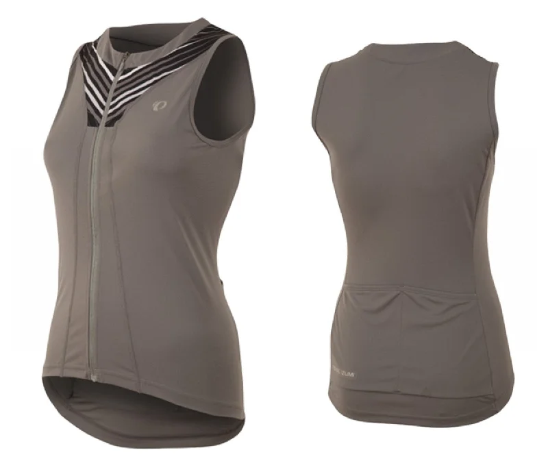 Women's jersey for Pilates sessionsPearl Izumi Select Pursuit Sleeveless Road Jersey - Womens - Smoked Pearl Whirl