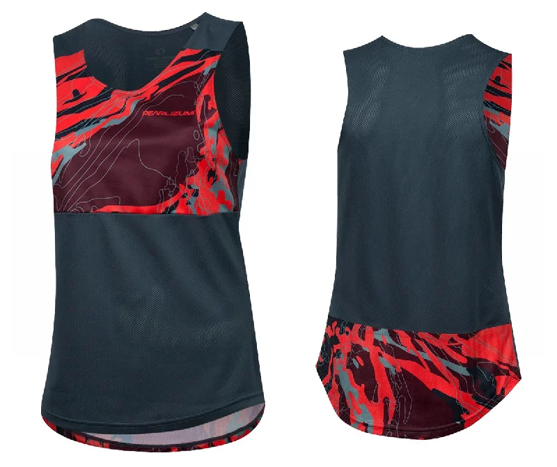 Embroidered women's jersey with intricate designsPearl Izumi Summit Sleeveless Top - Womens - Midnight Navy-Port Composite
