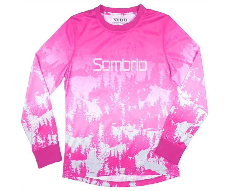 Women's jersey for beach sportsSombrio Cascadia Long Sleeve MTB Jersey - Womens - Pink