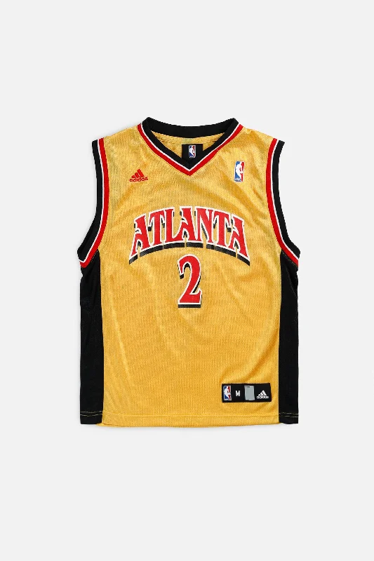 Women's jersey with a reflective strip for visibilityVintage Atlanta Hawks NBA Jersey - Women's XS Women's jersey with a reflective strip for visibilityVintage Atlanta Hawks NBA Jersey - Women's XS