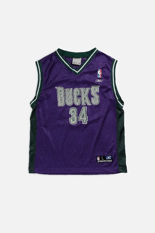 Sleeveless women's jersey for intense trainingVintage Milwaukee Bucks NBA Jersey - Women's S