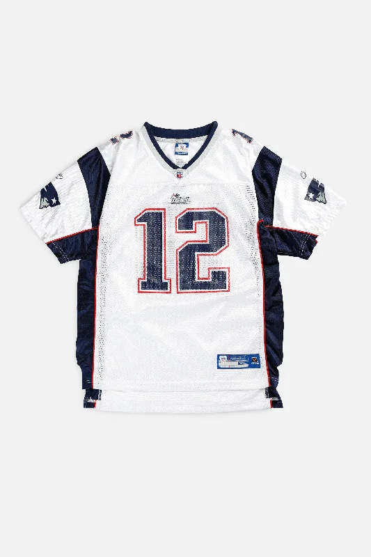 Women's jersey for post - workout relaxationVintage New England Patriots NFL Jersey - Women's M Women's jersey for post - workout relaxationVintage New England Patriots NFL Jersey - Women's M