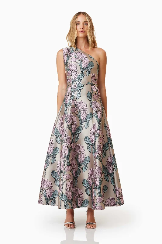 Maxi Women Dress with Floral Print for a Bohemian VibeAudrey Maxi Dress In Purple