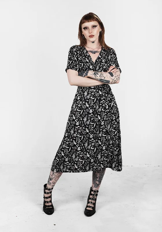 Printed Abstract Women Dress for a Modern and Artistic AppealEarth Magick Wrap Dress Printed Abstract Women Dress for a Modern and Artistic AppealEarth Magick Wrap Dress
