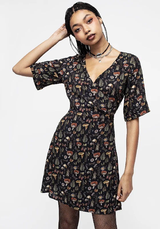 Lace - Embellished Women Dress for an Elegant and Sophisticated AppearanceLuthien Wrap Mini Dress Lace - Embellished Women Dress for an Elegant and Sophisticated AppearanceLuthien Wrap Mini Dress