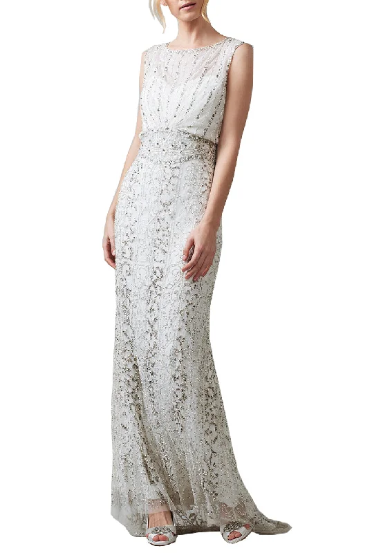 Sleeveless Women Dress in Bright Colors for Summer PartiesIvory Hope Embellished Wedding Dress