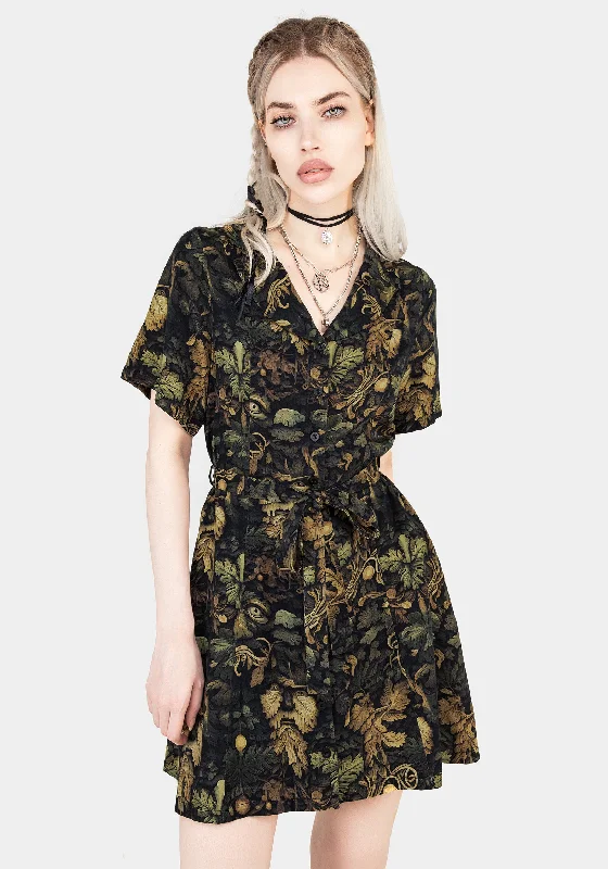 Plus Size Women Dress with a Flattering A - Line Cut for Comfort and StyleRebirth Mini Shirt Dress Plus Size Women Dress with a Flattering A - Line Cut for Comfort and StyleRebirth Mini Shirt Dress