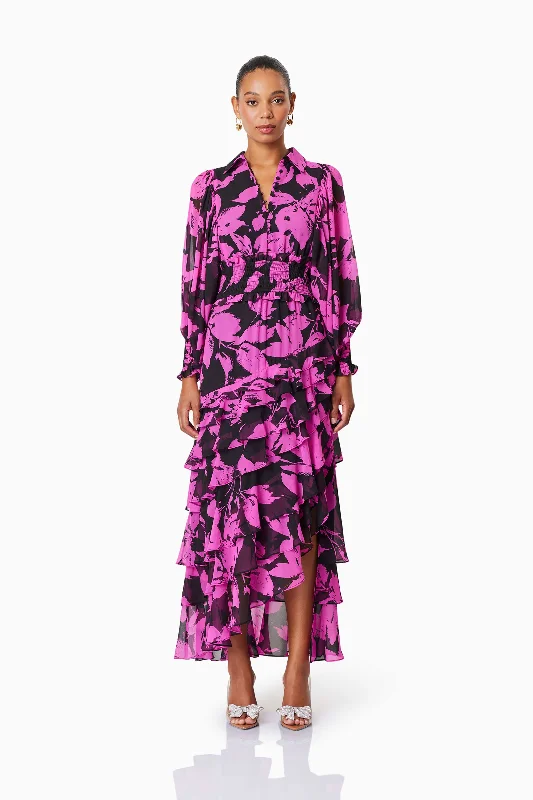 Mini Women Dress with a Short Hem for a Young and Trendy StyleYuna Hilo Maxi Dress In Pink