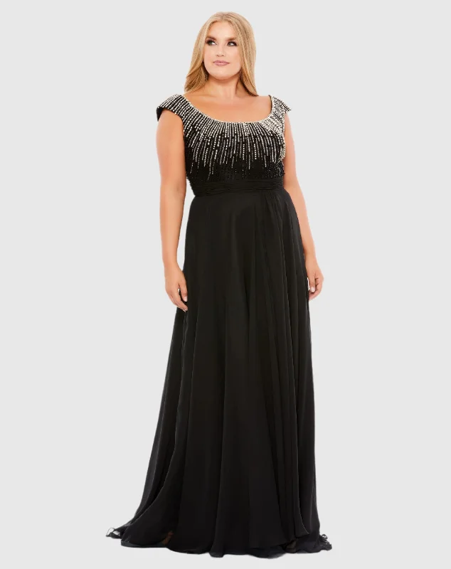 Halter Neck Women Dress to Show Off the Shoulders and Neckline Halter Neck Women Dress to Show Off the Shoulders and Neckline Beaded Cap Sleeve A Line Gown (Plus) Halter Neck Women Dress to Show Off the Shoulders and Neckline Halter Neck Women Dress to Show Off the Shoulders and Neckline Beaded Cap Sleeve A Line Gown (Plus)