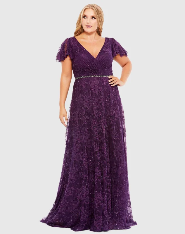 Off - the - Shoulder Women Dress for a Romantic and Feminine Look Off - the - Shoulder Women Dress for a Romantic and Feminine Look Embellished Flutter Sleeve Evening Gown (Plus) Off - the - Shoulder Women Dress for a Romantic and Feminine Look Off - the - Shoulder Women Dress for a Romantic and Feminine Look Embellished Flutter Sleeve Evening Gown (Plus)