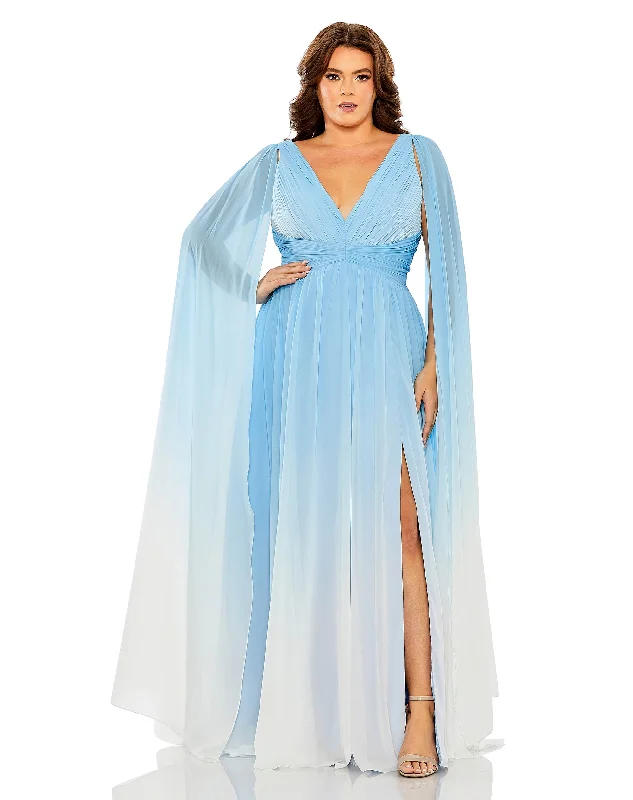 Strapless Women Dress with a Built - in Bra for Comfort and Support Strapless Women Dress with a Built - in Bra for Comfort and Support V-Neck Cape Sleeve Ombre Gown Strapless Women Dress with a Built - in Bra for Comfort and Support Strapless Women Dress with a Built - in Bra for Comfort and Support V-Neck Cape Sleeve Ombre Gown