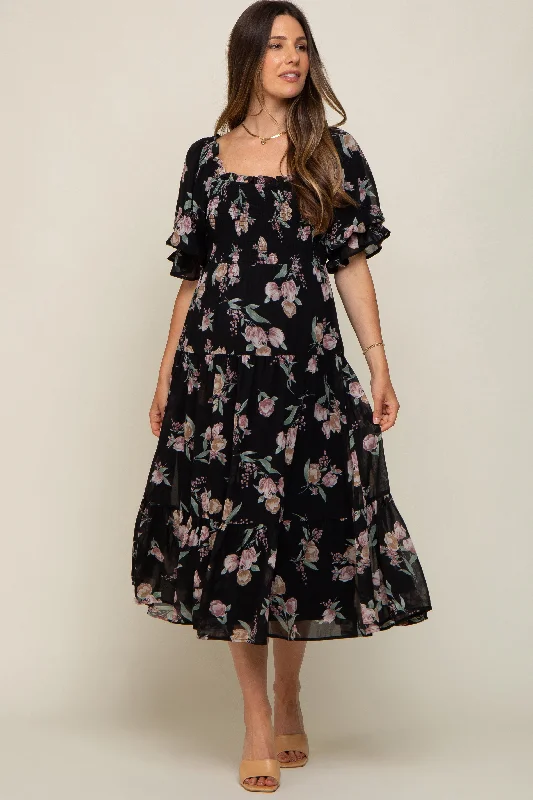 Strapless Women Dress with a Built - in Bra for Comfort and Support Strapless Women Dress with a Built - in Bra for Comfort and Support Black Floral Chiffon Ruffle Square Neck Smocked Maternity Midi Dress Strapless Women Dress with a Built - in Bra for Comfort and Support Strapless Women Dress with a Built - in Bra for Comfort and Support Black Floral Chiffon Ruffle Square Neck Smocked Maternity Midi Dress