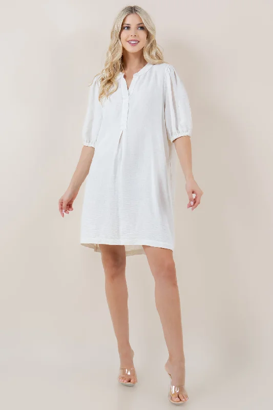 Pleated Women Dress with a Timeless and Elegant Texture Pleated Women Dress with a Timeless and Elegant Texture ELBOW SLV BALLON HALF PLACKET POPOVER SHIRT DRESS - D3712-4980 Pleated Women Dress with a Timeless and Elegant Texture Pleated Women Dress with a Timeless and Elegant Texture ELBOW SLV BALLON HALF PLACKET POPOVER SHIRT DRESS - D3712-4980