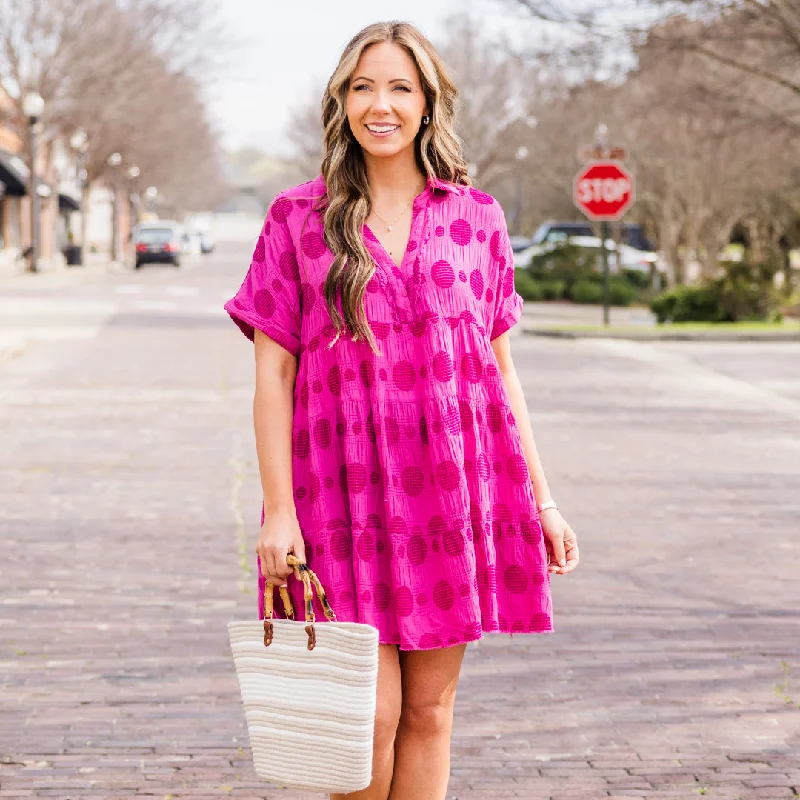 Pleated Women Dress with a Timeless and Elegant Texture Pleated Women Dress with a Timeless and Elegant Texture Everything Has Changed Dress, Raspberry Pleated Women Dress with a Timeless and Elegant Texture Pleated Women Dress with a Timeless and Elegant Texture Everything Has Changed Dress, Raspberry