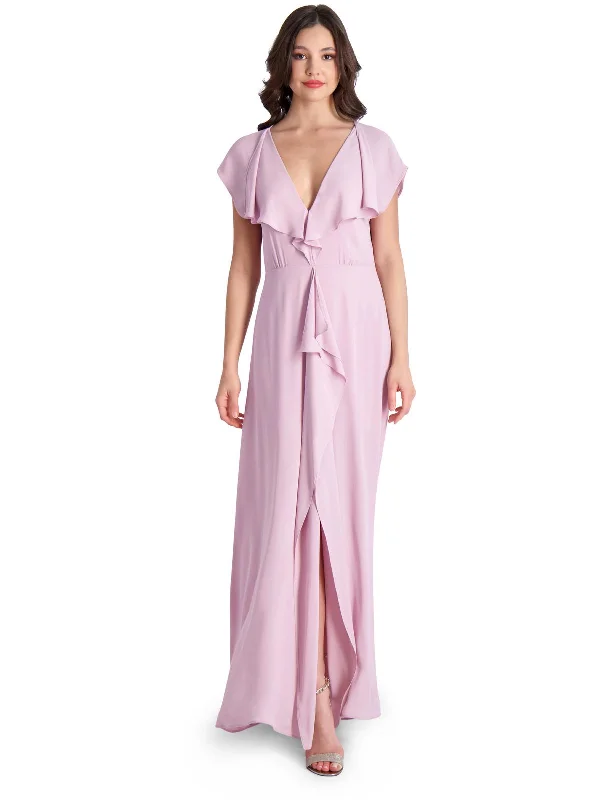 Pleated Women Dress with a Timeless and Elegant Texture Pleated Women Dress with a Timeless and Elegant Texture Evette Womens Bridesmaid Formal Evening Dress
