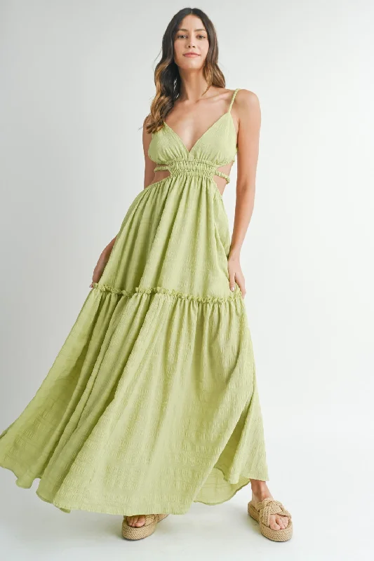 Maxi Women Dress with Floral Print for a Bohemian Vibe Maxi Women Dress with Floral Print for a Bohemian Vibe MABLE Cutout Waist Backless Maxi Dress Maxi Women Dress with Floral Print for a Bohemian Vibe Maxi Women Dress with Floral Print for a Bohemian Vibe MABLE Cutout Waist Backless Maxi Dress