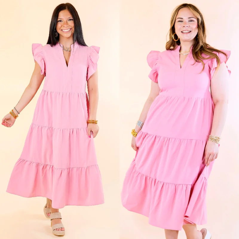 Halter Neck Women Dress to Show Off the Shoulders and Neckline Halter Neck Women Dress to Show Off the Shoulders and Neckline Magnolia Morning Ruffle Cap Sleeve Tiered Midi Dress in Pink Halter Neck Women Dress to Show Off the Shoulders and Neckline Halter Neck Women Dress to Show Off the Shoulders and Neckline Magnolia Morning Ruffle Cap Sleeve Tiered Midi Dress in Pink