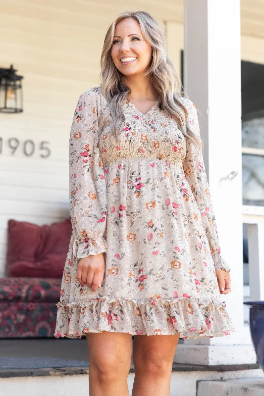 Wrap - Style Women Dress with Adjustable Fit for All Body Types Wrap - Style Women Dress with Adjustable Fit for All Body Types Midnight Train To Georgia Dress, Ivory