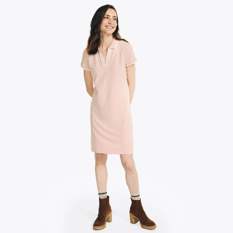 Ruffled Women Dress with Multiple Layers for a Playful and Girly Style Ruffled Women Dress with Multiple Layers for a Playful and Girly Style Nautica Womens Sustainably Crafted Ocean Polo Dress