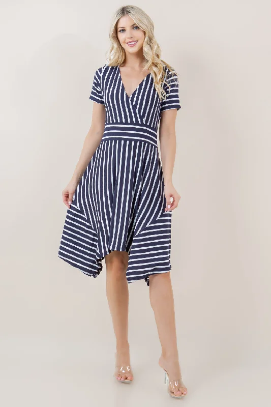 Halter Neck Women Dress to Show Off the Shoulders and Neckline Halter Neck Women Dress to Show Off the Shoulders and Neckline SHORT SLEEVE FAUX SURPLICE GODET DRESS - D3741-STRSJ Halter Neck Women Dress to Show Off the Shoulders and Neckline Halter Neck Women Dress to Show Off the Shoulders and Neckline SHORT SLEEVE FAUX SURPLICE GODET DRESS - D3741-STRSJ
