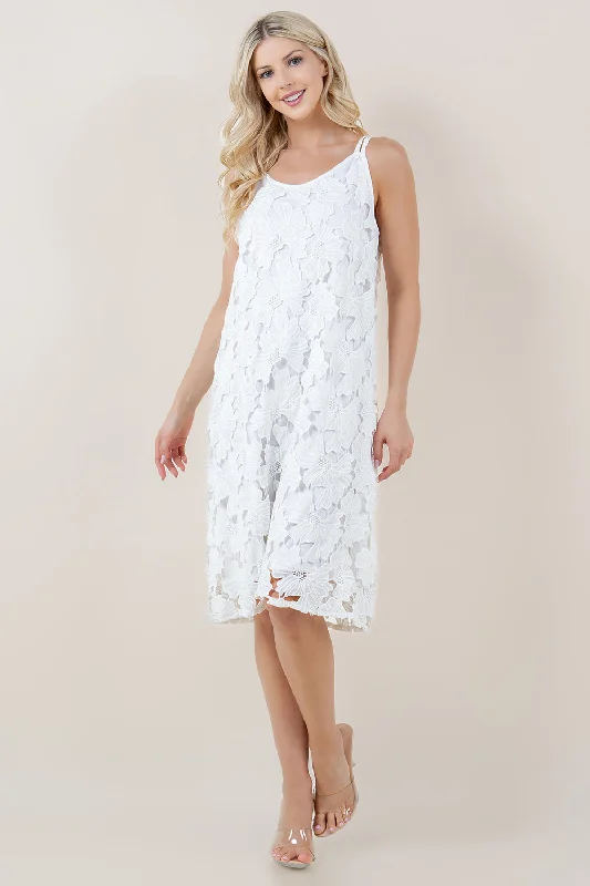 Plus Size Women Dress with a Flattering A - Line Cut for Comfort and Style Plus Size Women Dress with a Flattering A - Line Cut for Comfort and Style SL DOUBLE STRAP ALINE CHIFFON HEM DRESS - D3437-EYELET Plus Size Women Dress with a Flattering A - Line Cut for Comfort and Style Plus Size Women Dress with a Flattering A - Line Cut for Comfort and Style SL DOUBLE STRAP ALINE CHIFFON HEM DRESS - D3437-EYELET