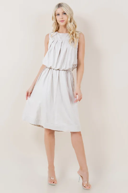 Backless Women Dress for a Sexy and Alluring Look at Evening Events Backless Women Dress for a Sexy and Alluring Look at Evening Events SLEEVELESS PLEATED BUBBLE TOP DRESS - D3746-3865 Backless Women Dress for a Sexy and Alluring Look at Evening Events Backless Women Dress for a Sexy and Alluring Look at Evening Events SLEEVELESS PLEATED BUBBLE TOP DRESS - D3746-3865