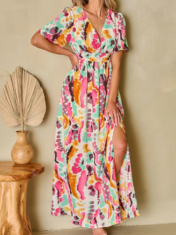 Shift Women Dress with a Simple and Classic Design for Everyday Wear Shift Women Dress with a Simple and Classic Design for Everyday Wear Slit Printed Surplice Short Sleeve Maxi Dress Shift Women Dress with a Simple and Classic Design for Everyday Wear Shift Women Dress with a Simple and Classic Design for Everyday Wear Slit Printed Surplice Short Sleeve Maxi Dress