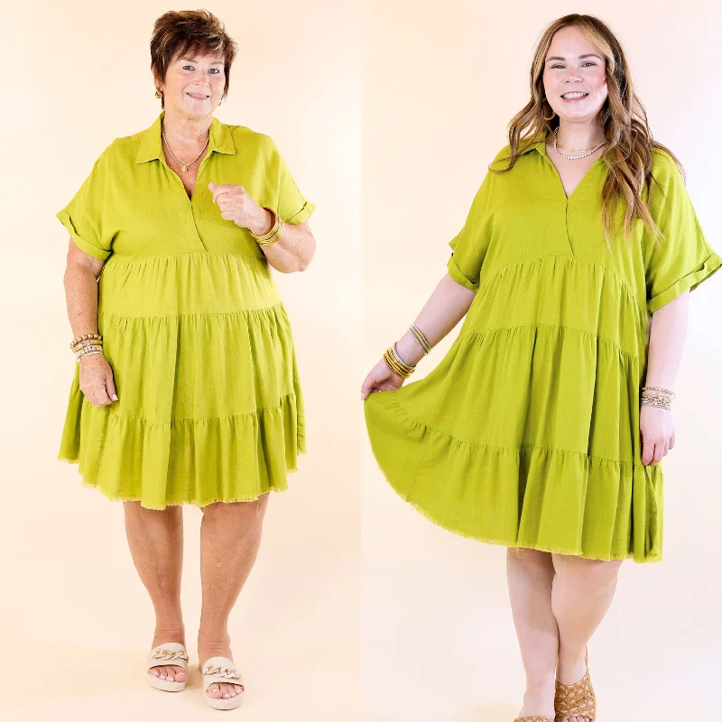 Mini Women Dress with a Short Hem for a Young and Trendy Style Mini Women Dress with a Short Hem for a Young and Trendy Style Taos Transitions Ruffle Tiered Collared Dress with Frayed Hem in Avocado Green Mini Women Dress with a Short Hem for a Young and Trendy Style Mini Women Dress with a Short Hem for a Young and Trendy Style Taos Transitions Ruffle Tiered Collared Dress with Frayed Hem in Avocado Green