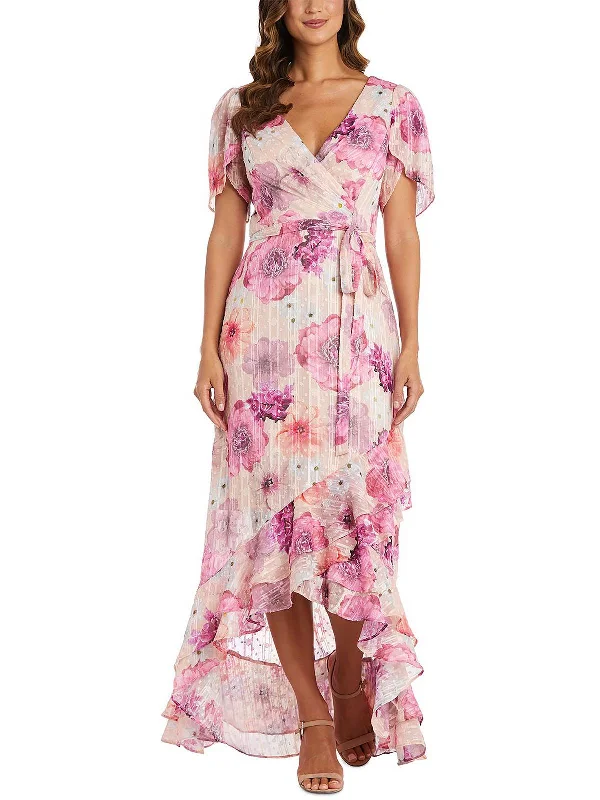 Plus Size Women Dress with a Flattering A - Line Cut for Comfort and Style Plus Size Women Dress with a Flattering A - Line Cut for Comfort and Style Womens Ruffled Long Evening Dress