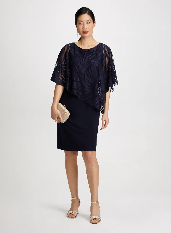 Midi dresses with halter necks for a stylish and comfortable optionAsymmetric Poncho Dress