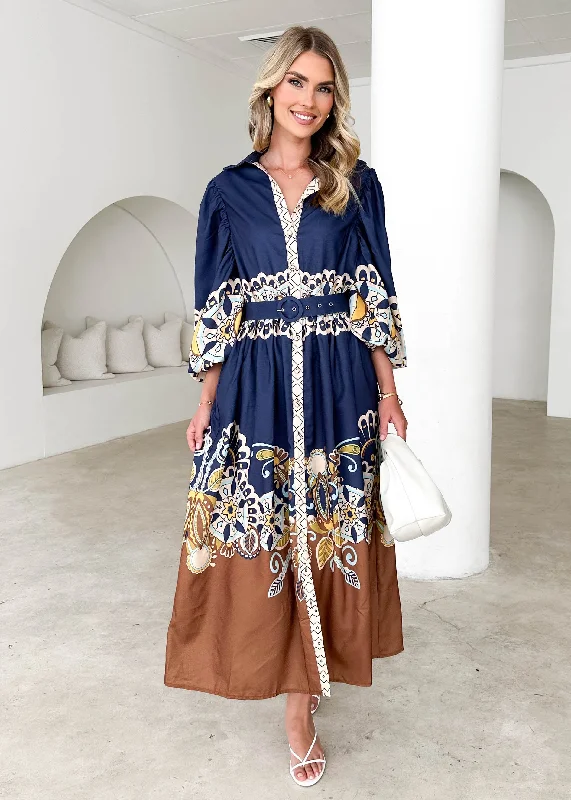 Midi dresses with satin - finish fabrics for a luxurious feelJackly Midi Dress - Labyrinth