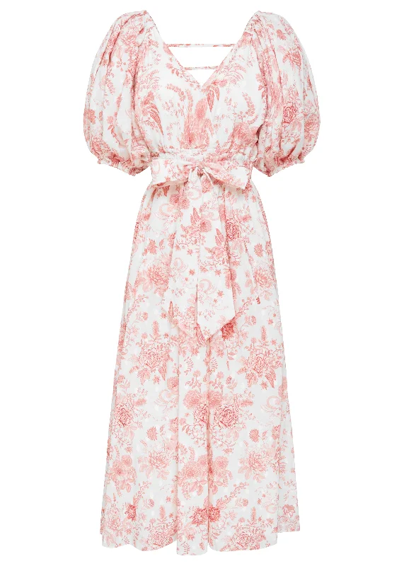 Midi dresses with tassel accents for a bohemian and free - spirited styleJasmine | Pink Midi dresses with tassel accents for a bohemian and free - spirited styleJasmine | Pink