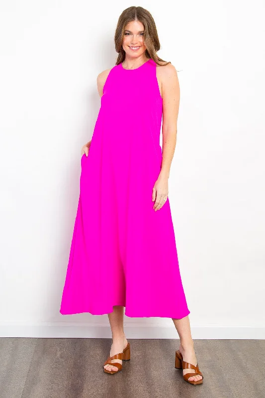 Midi dresses with ruched bodices for a feminine and fitted feelMidi Tank Dress with Pockets Midi dresses with ruched bodices for a feminine and fitted feelMidi Tank Dress with Pockets
