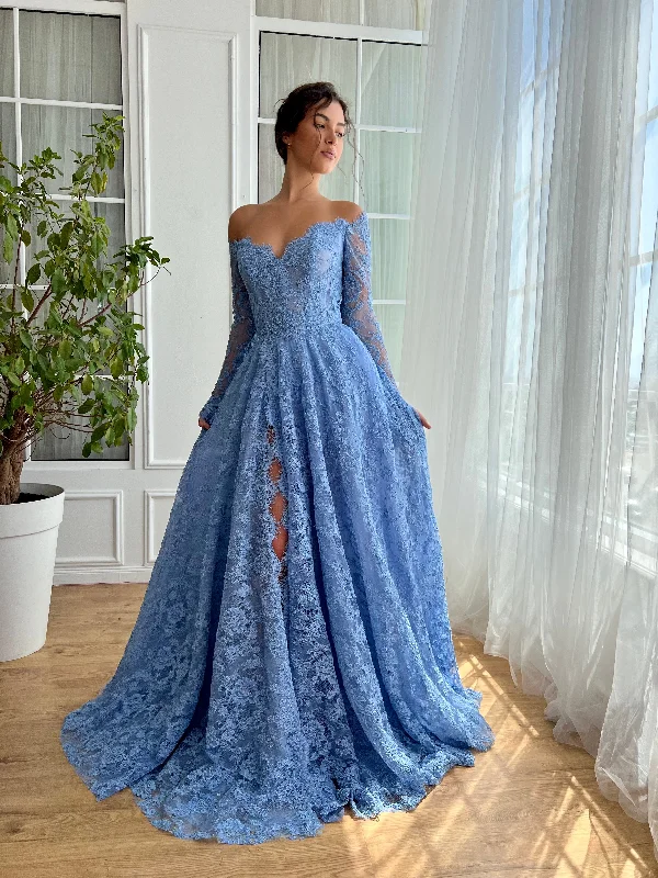 Midi dresses with animal prints for a bold and confident appearanceSerene Sapphire Gown Midi dresses with animal prints for a bold and confident appearanceSerene Sapphire Gown
