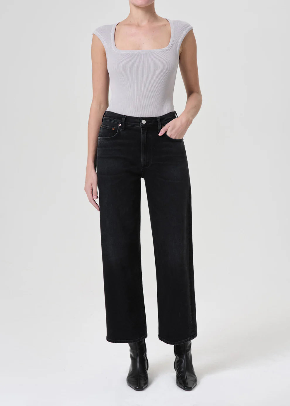 Long - Sleeve Denim Top for Cold Weather LayeringAgolde - Ren Jean
