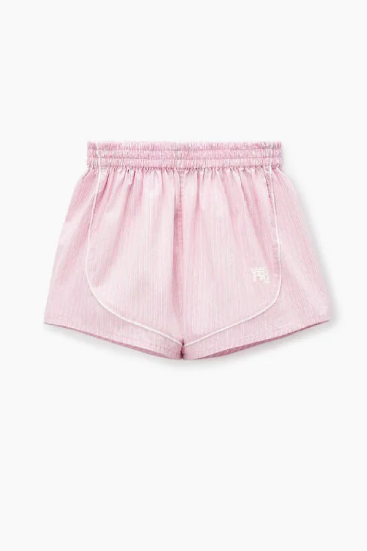 Straight - leg women jeans with a classic and timeless appealalexanderwang.t Track Short - Pink Stripe
