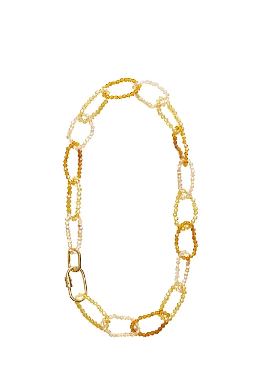 Denim Top with a Collared Neckline for a Preppy StyleAnni Lu Bling-a-Ling Necklace - Gold