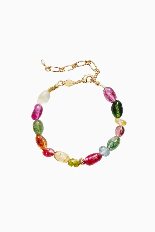 Sleeveless Denim Top for a Cool Summer LookAnni Lu Tropicana Bracelet - Gold