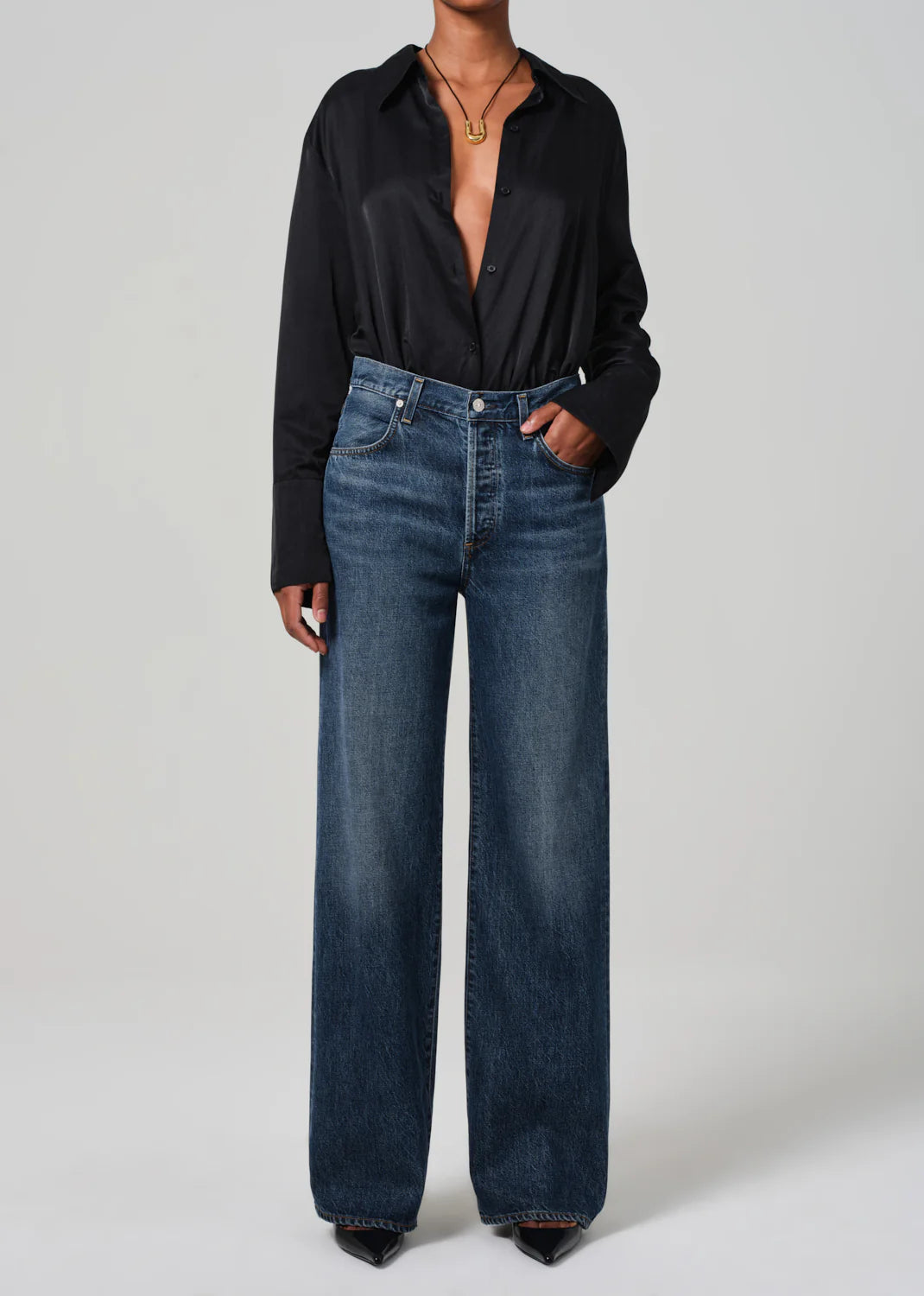 Fringed Denim Top with a Bohemian FlairCitizens of Humanity - Annina Trouser Jean 33in