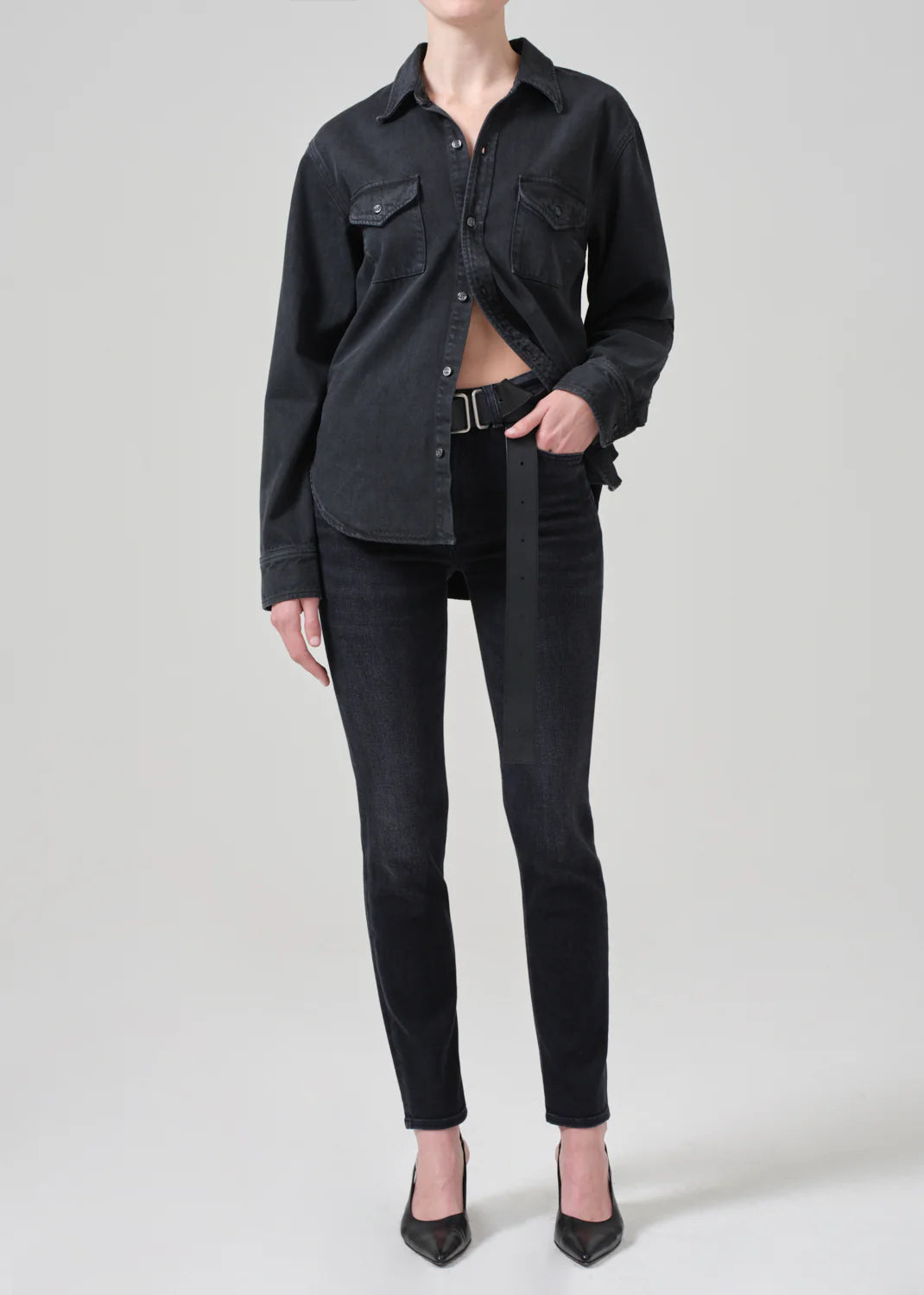 Studded Denim Top for a Glamorous and Bold StyleCitizens of Humanity - Isola Slim