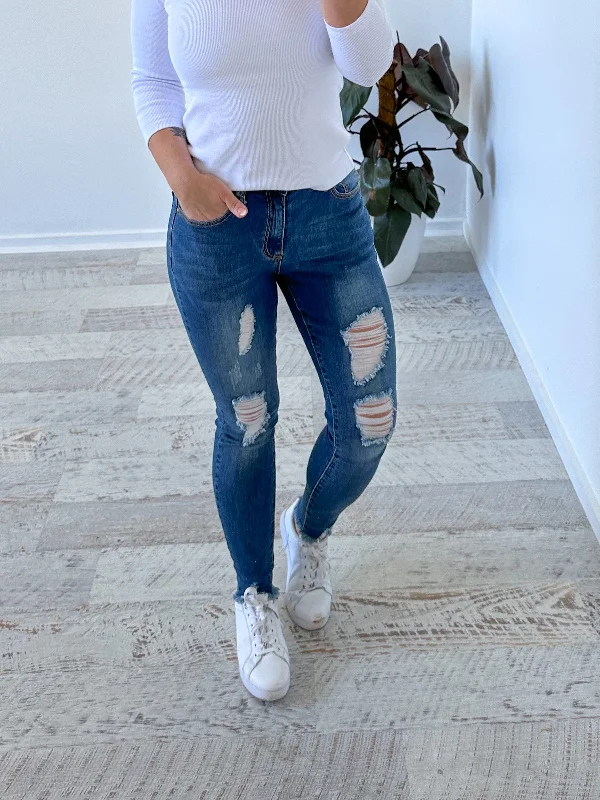 Denim Top for a Music Festival with a Rock - n - Roll VibeDylan Jeans