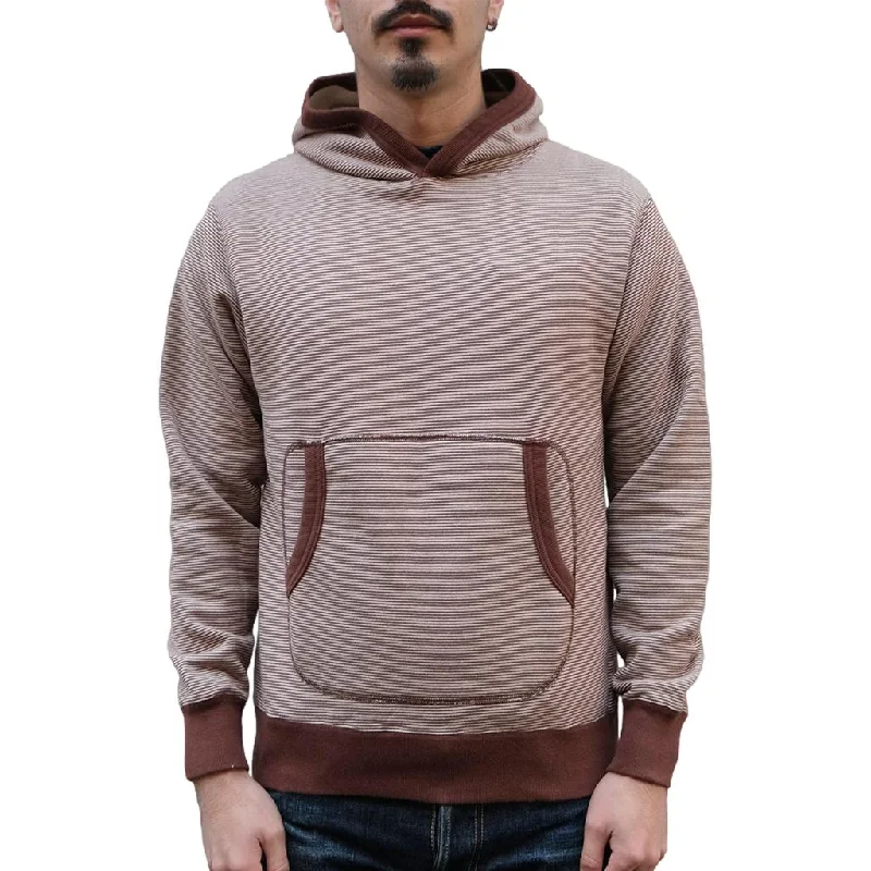 Jeggings women jeans combining the comfort of leggings and style of jeansLoop & Weft SZ Vintage Pinborder Knit Hooded Sweatshirt (Brown)