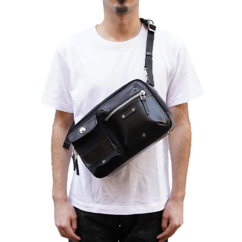 Cropped Denim Top to Pair with High - Waisted BottomsMaster-piece "Absolute" Shoulder Bag Cropped Denim Top to Pair with High - Waisted BottomsMaster-piece "Absolute" Shoulder Bag