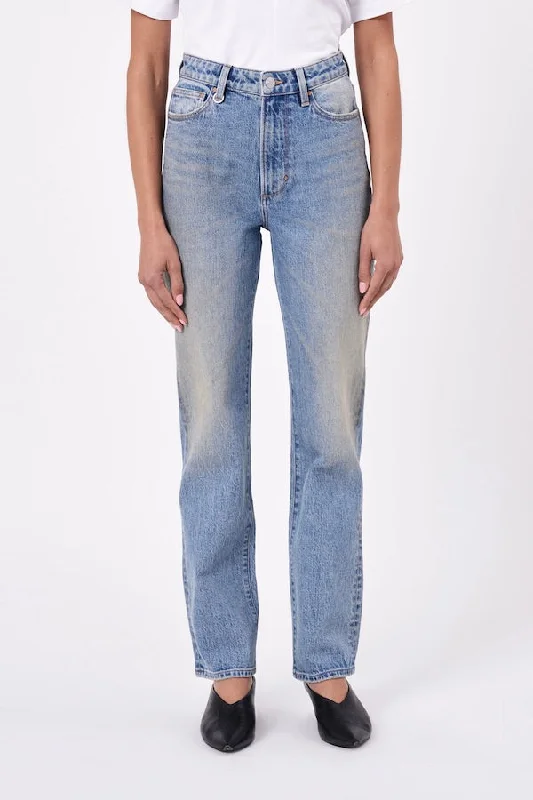 Denim Top with a Peplum Hem for a Flirty and Feminine LookNico Straight Cleopatra
