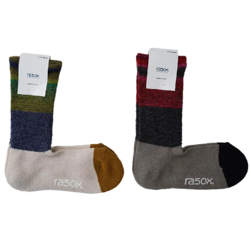 Cargo women jeans with multiple pockets for added functionalityRasox Gradient Panel Crew Socks