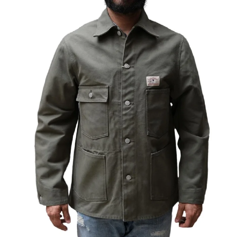 Oversized Denim Top for a Relaxed and Casual VibeStudio D'Artisan Heavyweight Duck Coverall (Army Green)