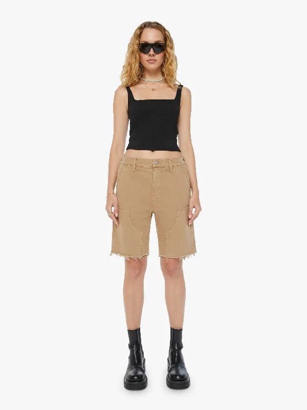 Straight - leg women jeans with a classic and timeless appealThe Bee's Knees Short Fray - Dark Khaki