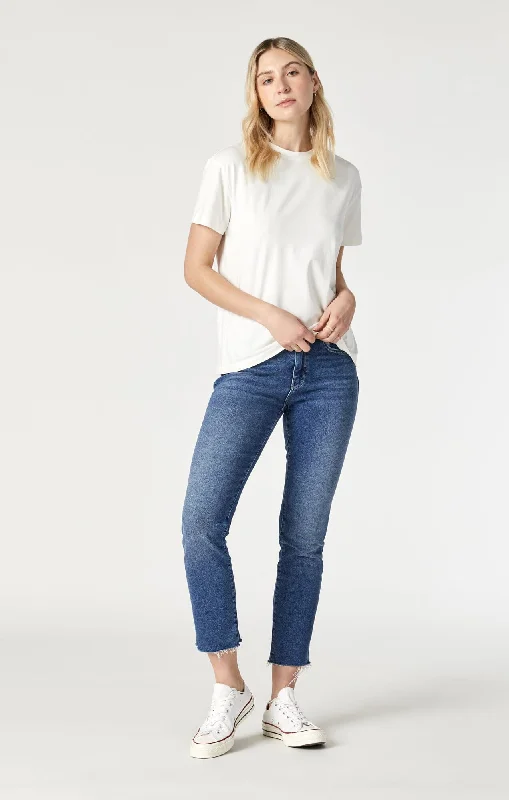 Skinny women jeans with a form - fitting designVIOLA STRAIGHT LEG IN DARK USED FLEX BLUE