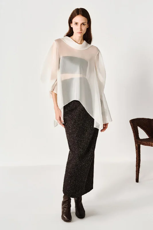 Maxi dresses with patchwork designs for a one - of - a - kind styleAllison Strapless Cut-Out Tweed Ankle Length Dress